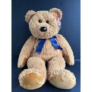 Ty Beanie Buddies Collection “Fuzz”The Bear 1999 Retired Plush Toy With Tags